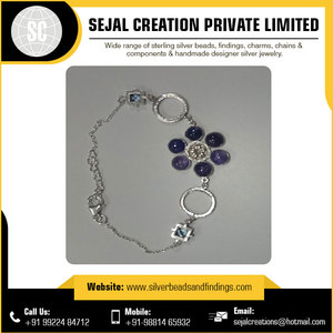 925 Sterling Silver 20mm <b>Freshwater</b> <b>Pearl</b> Gemstone <b>Bracelet</b> Womens Jewelry Findings - Product Image 3