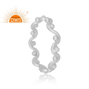 Fine Sterling Silver Handmade Statement <b>Ring</b> For Women Silver Jewelry Manufacturer - Product Image 2