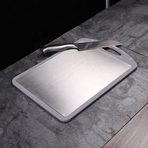 2019Nuevo producto Cocina <span class=keywords><strong>de</strong></span> calidad alimentaria 304 Acero inoxidable <span class=keywords><strong>Tabla</strong></span> <span class=keywords><strong>de</strong></span> cortar <span class=keywords><strong>de</strong></span> metal y PP Fruta Verdura <span class=keywords><strong>Carne</strong></span> Picadora - Product Image 6