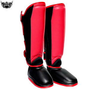 Venta al por mayor mejor precio In-Step MMA Shin Protector Boxing Shin Guard logotipo personalizado adultos protectores y calentadores de piernas nuevo diseño OEM - Product Image 3
