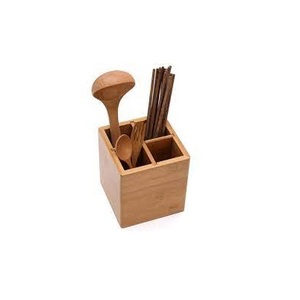 Soporte de cuchara de madera para muebles de cocina, forma cuadrada, hecho a mano, tamaño personalizado - Product Image 2