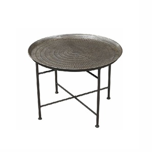 Mesa auxiliar de diseño moderno hecha a mano, metal personalizado con estilo tradicional, mesa central de bajo precio para el hogar, tapa decorativa de lujo - Product Image 1