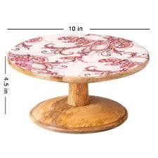 ที่วางเค้กไม้เครื่องครัวและที่ทำจากไม้สำหรับวางเค้กที่บ้านและปาร์ตี้ตกแต่งเค้กไม้ - Product Image 6