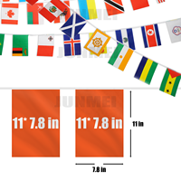 Stock 24h 32 drapeau à cordes bannière personnalisée fanion fête événements Bars décorations drapeaux à cordes