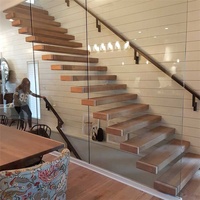 Escalier flottant contemporain, prix de l'escalier flottant moderne