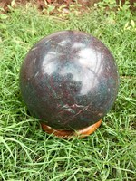 Grande sphère de rubis de 20 cm en kyanite, agate sculptée, pour la décoration intérieure, la guérison, la méditation et la mise en terre, 12 kg