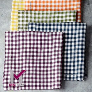 Torchon 100% coton serviette indienne vichy Deign serviette en coton indien coût pas cher prix de vente entier conceptions personnalisées brodées - Product Image 3