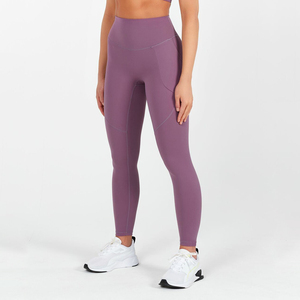 Custom LOGO High Waist <b>Butt</b> <b>Lift</b> Full Length Eco-Friendly Four-Way Stretch Seamless Spandex/Polyester Sports Workout <b>Leggings</b> - Product Image 1