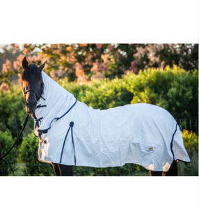 Alfombras de caballo de verano de algodón 100%, fabricante impermeable de India, buenas características para estilos equinos en lana y lona - Product Image 4