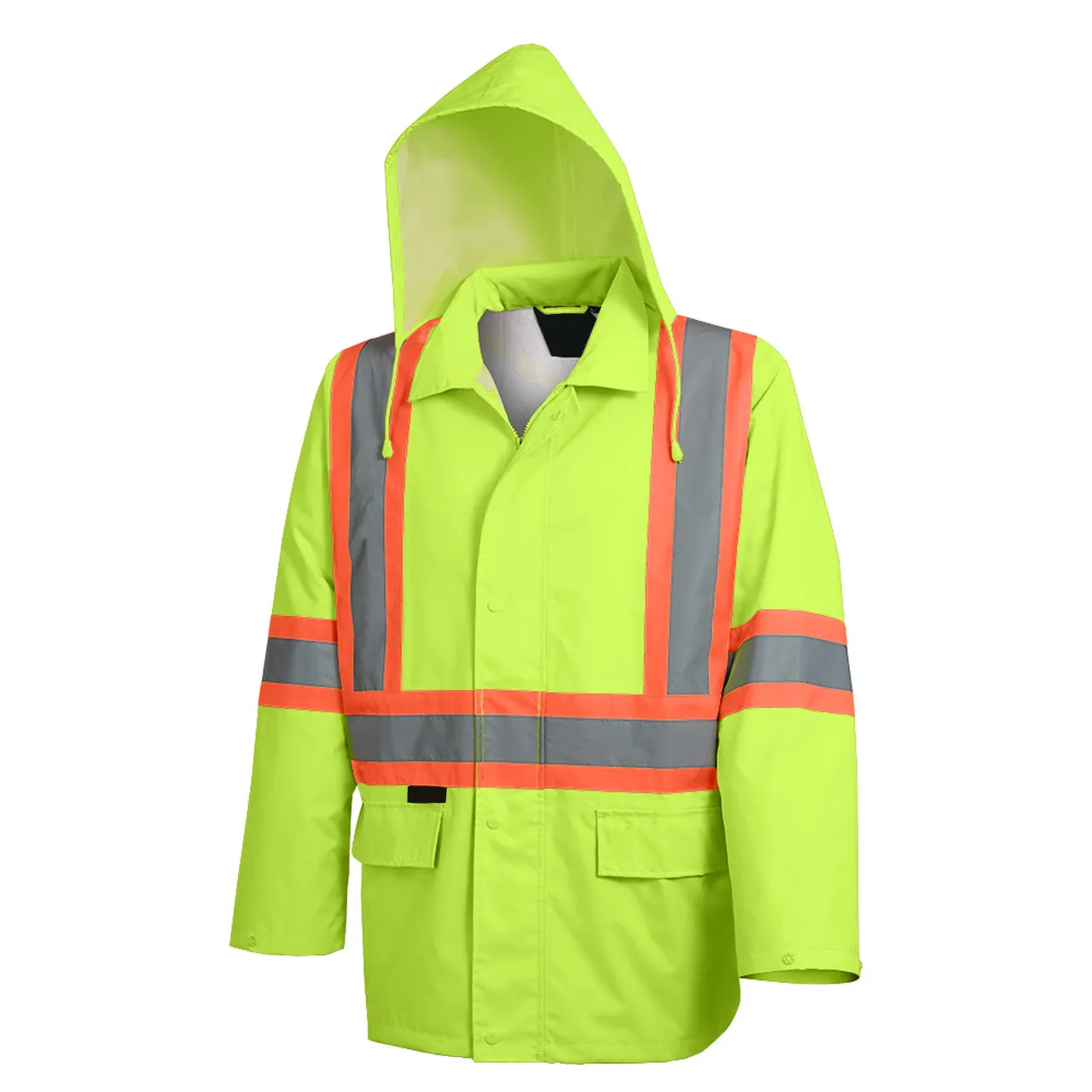 Giacche ad alta visibilità, cappotti di sicurezza ad alta visibilità a prezzi convenienti con giacche a vento riflettenti