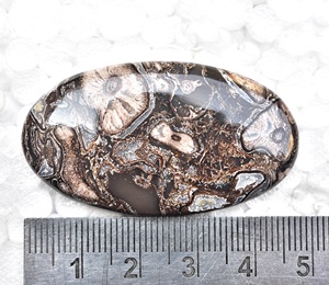 หิน Chalcy Cabochon หินโมราที่มีคุณภาพสูงสำหรับการออกแบบเครื่องประดับหินหลวมลูกปัด Chalcy สำหรับเครื่องประดับอัญมณีหลวม - Product Image 3