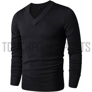 Oem-suéteres de punto a rayas para hombre, jersey de diseñador de Color sólido a la moda, 2022 - Product Image 1