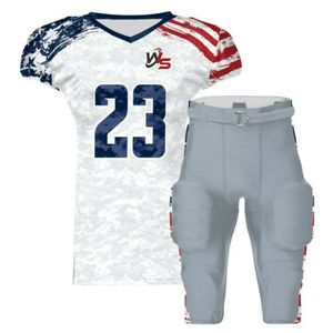 เสื้อเจอร์ซีย์ฟุตบอลอเมริกัน7o7ชุดเครื่องแบบทีมฟุตบอลของผู้ใหญ่ - Product Image 3