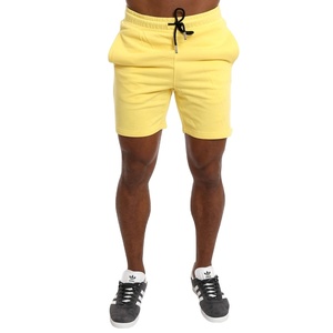 Pantalones cortos para hombre con logotipo personalizado bordado 100% algodón Fleece Athletic Running Gym-Secado rápido Transpirable Ecológico - Product Image 3