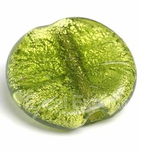 Cuentas de lámina de plata de 35mm de gran tamaño, decoración de cristal circular, cortina, fabricación de joyas, trabajo artesanal disponible, colores dorados y negros - Product Image 4