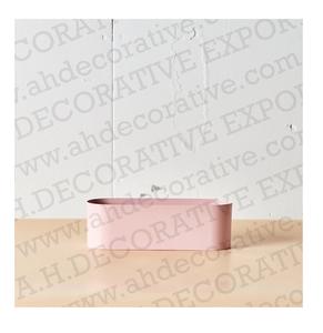 Nouveau Vase à fleurs en forme de bateau de couleur rose pour Table de bébé Vase à fleurs en métal et Pot à vendre à petit prix - Product Image 4