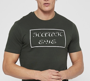 เสื้อยืดคอกลมผ้าโพลีเอสเตอร์/คอตตอนสำหรับผู้ชาย พิมพ์โลโก้ด้วยผ้าไหม ทรงปกติ มีทุกขนาด-ขายส่ง - Product Image 3