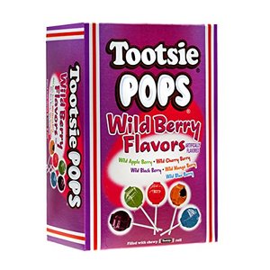 Tootsie Pops Các Loại Hương Vị Berry Hoang Dã Trung Tâm Sô Cô La 3.75 Pound 100 Count - Product Image 1