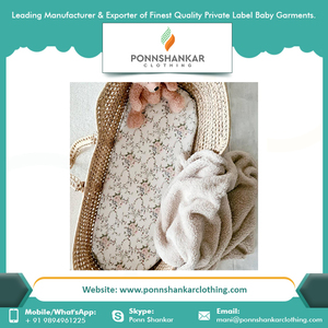 Factory Price Ready to Ship Super Soft Organic Cotton <b>Bassinet</b> <b>Sheets</b> Manufacturer - Product Image 3