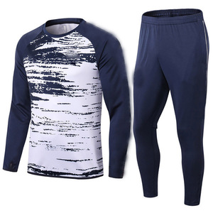 Venta caliente diseño personalizado gimnasio Fitness ropa de calle uniformes de los hombres diseño pantalones cuello redondo chándales - Product Image 2