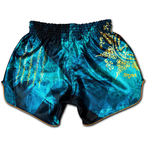 Pantalones Cortos de Boxeo MMA y Muay Thai Personalizados con Impresión por Transferencia de Calor, Alta Calidad, 100% Poliéster, Secado Rápido y Transpirables - Product Image 2