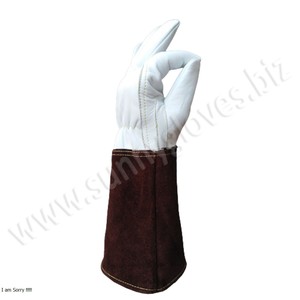 ถุงมือเชื่อม Tig หนังแพะ/ถุงมืออาร์กอนในหนังแพะ - Product Image 5