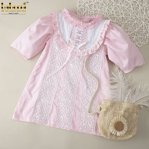 Vestido Informal con Volantes para Bebés Niñas, 100% Algodón, Certificado OEKO-TEX, Ignífugo, de 6 Meses a 6 Años, LD432 - Product Image 2