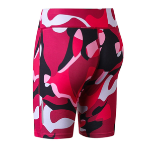 Pantalones cortos de compresión con múltiples diseños estampados para mujer, shorts de alta calidad, capa base, secado rápido, precio al por mayor - Product Image 4