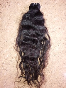 Venta al por mayor de extensiones de cabello Remy indio virgen cabello humano crudo tejido a granel de Chennai - Product Image 3