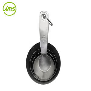 Conjunto de tazas medidoras de acero inoxidable, Logo personalizado - Product Image 3