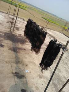 Extensions de cheveux Remy vierges brésiliens et indiens alignés sur les cuticules 100% de 20 pouces, échantillon gratuit de style vague naturelle - Product Image 4