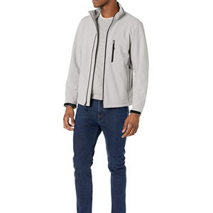 Chaqueta de invierno Softshell para hombre de alta calidad para deportes al aire libre transpirable con cuello levantado para escalada en roca Camping frontal - Product Image 4