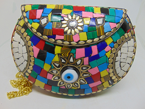 Wedding Evening Clutch Women Clutch <b>Bag</b> Hot Sale Clear Acrylic Popular Evil Eye Party Light Handbag Handmade Fashionable Style - Product Image 5