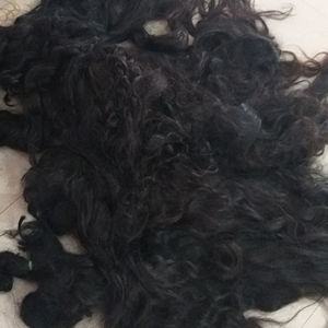 Materias primas a granel indio precio al por mayor del pelo 100% sin procesar pelo virginal donante cutícula alineada pelo 100% original cabello humano - Product Image 2