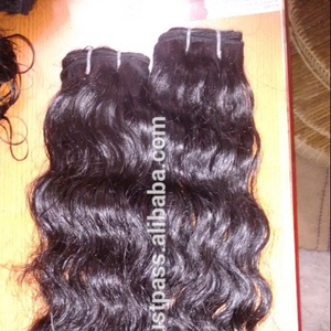 Tejido de cabello Natural de alta calidad, cabello indio Virgen sin procesar de grado 5a - Product Image 1