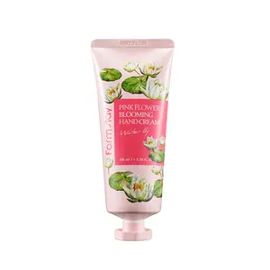 Farmstay Roze Bloem Bloeiende Handcrème Waterlelie-Cpnp Gemaakt In Koreaanse Cosmetische-Lichaam, Hand, nail Care, Hydraterende