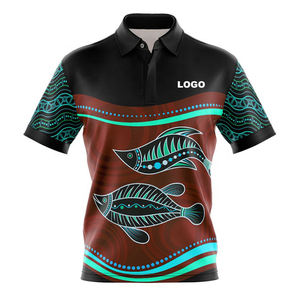 Polo de Golf de secado rápido con logotipo personalizado al por mayor para camisetas de polo tejido de Jersey transpirable con camiseta de corte regular bordada Plus - Product Image 1