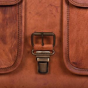 Export Selling New Design Genuine Hunter Leather Laptop <b>Briefcase</b> bag Messenger Bag Portfolio bag for Men - Product Image 2