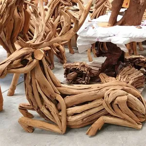 ประติมากรรมม้าจากไม้ลอยน้ำ - Product Image 2