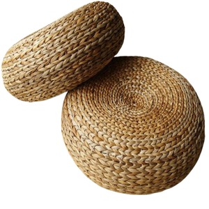Vietnamese Water Hyacinth Round Cushion Pad for Living Room New Style Cushion Pad With Best Price - Product Image 3