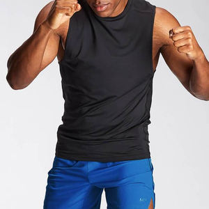 Vente en gros de logo personnalisé Débardeurs en coton spandex respirant et uni pour l'entraînement de gymnastique - Product Image 2