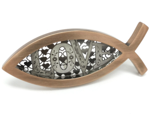 แผ่นโลหะ ichthus ความรัก - Product Image 3