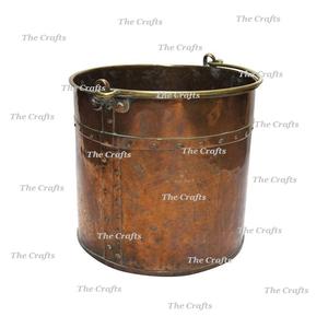Brass Gold Color Coal Storage Bucket Customized Shape And Size Fireplace Coal Kindling Basket At <b>Cheap</b> Price - Product Image 4