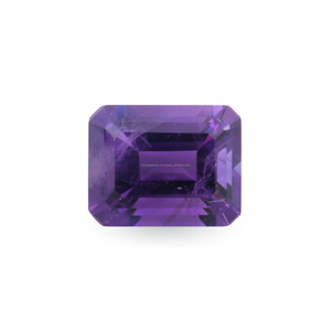 พลอยอเมทิสต์อเมทิสต์แอฟริกาสีม่วงธรรมชาติพลอยหลวมเจียระไนจากมรกต5x3mm-10x8mm - Product Image 3