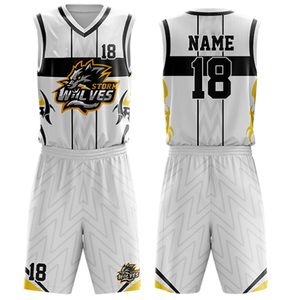 Pakistan fait par Piqué À Séchage Rapide Mode de Basket-Ball uniforme Offre Spéciale produits - Product Image 4