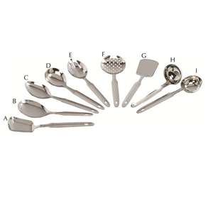 Utensilios de cocina de acero inoxidable IncludesSpoons Durable Metalware - Product Image 3