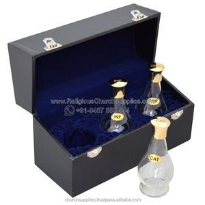Triple Glass Oil Stock Velas con latón duradero Modelo OS-1002 en una caja - Product Image 2