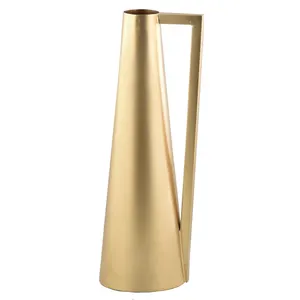 Metal Decorative <b>Vase</b>, Stainless Steel <b>Vase</b>, <b>Gold</b> Flower <b>Vase</b> for Indoor Decoration by Axiom Home Accents - Product Image 1