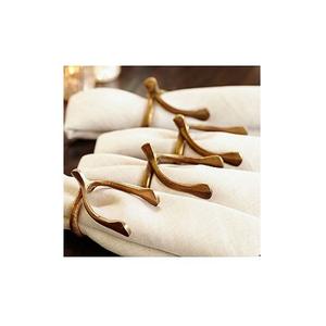 Nouveaux anneaux de serviette en laiton de conception anneau de tissu de serviette de mariage et de fête du fabricant dans les arts à la maison - Product Image 1