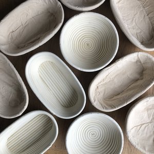 HANDMADE OVAL NATURAL RATTAN BANNETON, BREAD PROOFING BASKET, WICKER BAKING BROTFORM - Axel + 84 38 776 0892 - Product Image 2